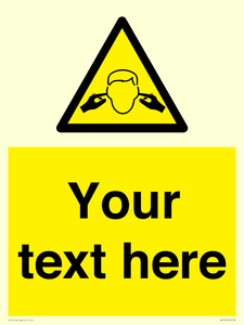 Custom Noise Hazard Sign